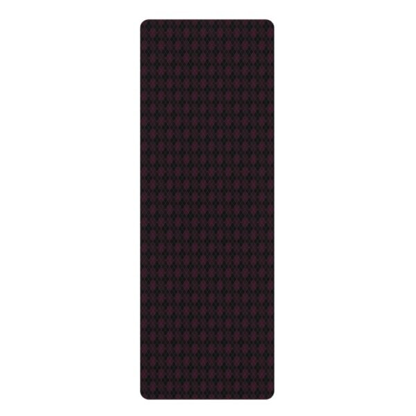 Plasma Opulent Argyle Yoga Mat | The Classique Collection
