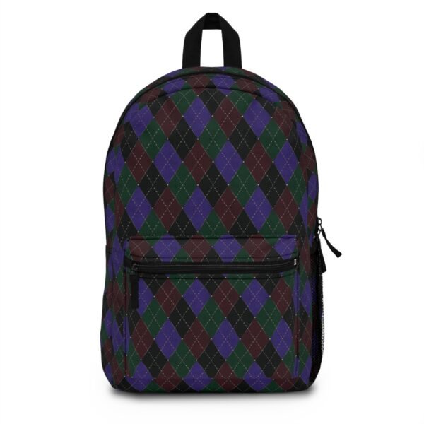 Opulent Argyle Backpack | The Classique Collection