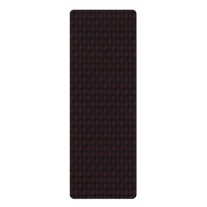 Blood Opulent Argyle Yoga Mat | The Classique Collection