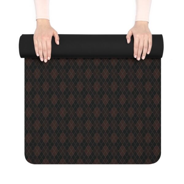 Deadwood Opulent Argyle Yoga Mat | The Classique Collection - Image 3