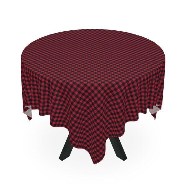 Ruby Abyssal Gingham Tablecloth | The Classique Collection