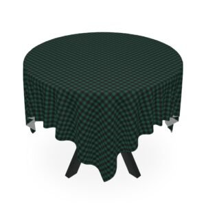 Emerald Abyssal Gingham Tablecloth | The Classique Collection