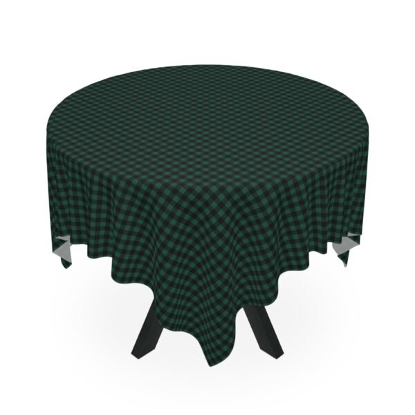 Emerald Abyssal Gingham Tablecloth | The Classique Collection