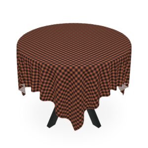Carnelian Abyssal Gingham Tablecloth | The Classique Collection