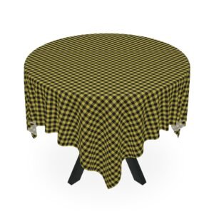 Sunflower Abyssal Gingham Tablecloth | Summer Seasonal Exclusive