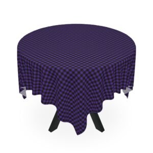 Amethyst Abyssal Gingham Tablecloth | The Classique Collection