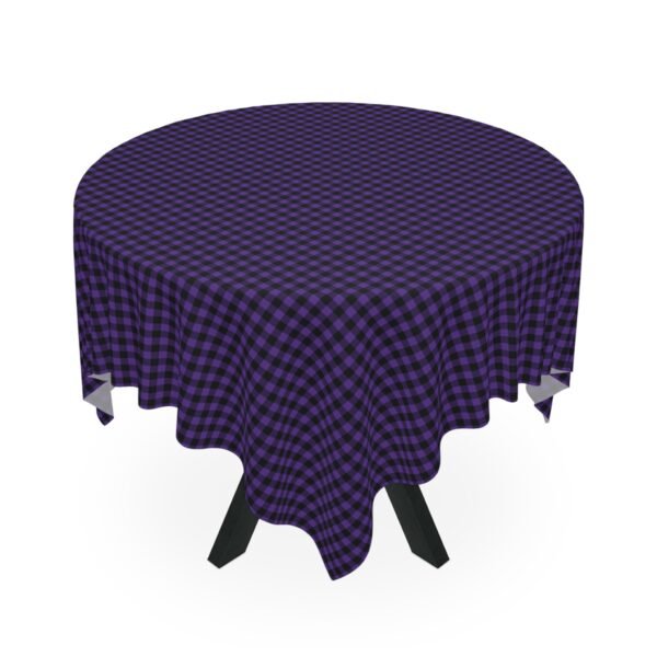 Amethyst Abyssal Gingham Tablecloth | The Classique Collection
